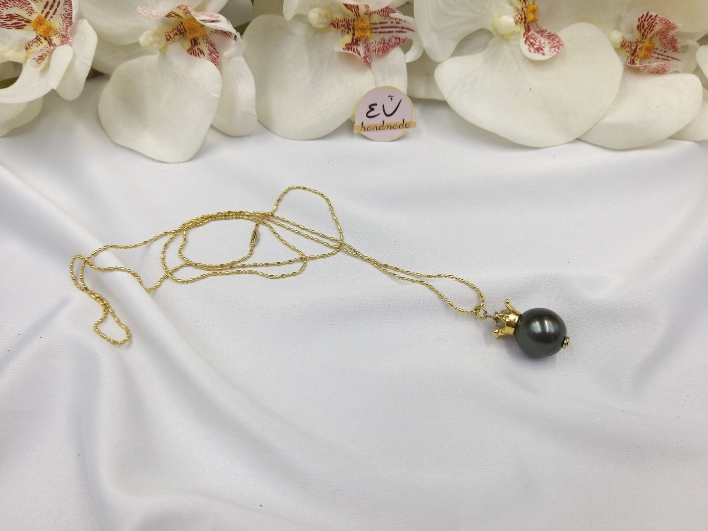 Χειροποίητο Κόσμημα Γυάλινη Πέρλα