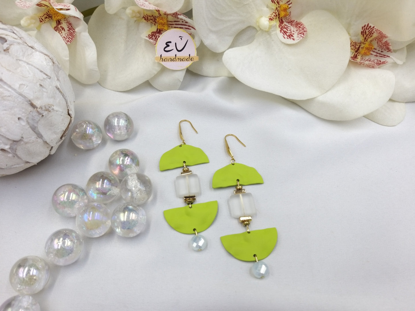 Χειροποίητα Σκουλαρίκια σε Καλοκαιρινά Χρώματα