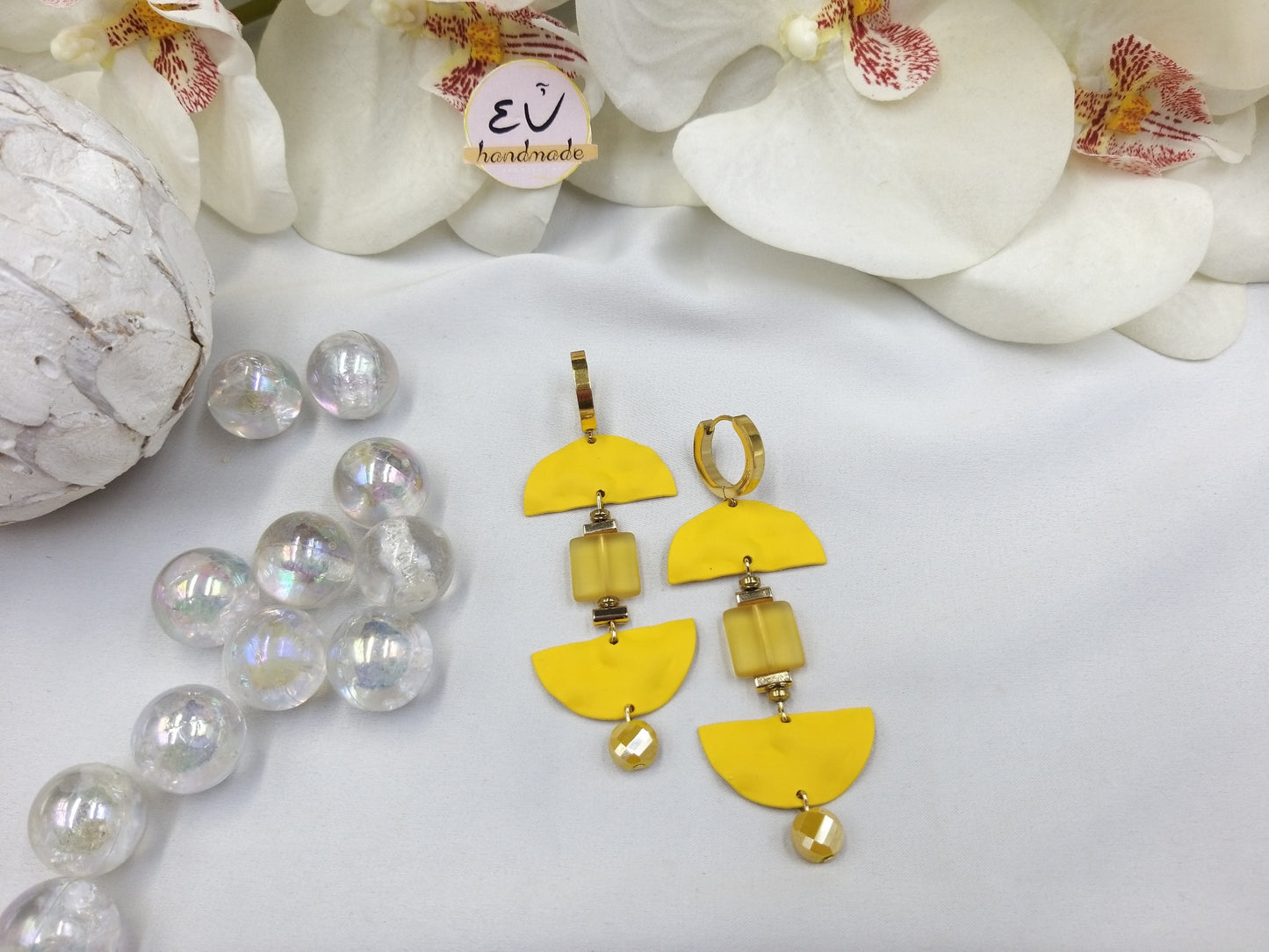 Χειροποίητα Σκουλαρίκια σε Καλοκαιρινά Χρώματα